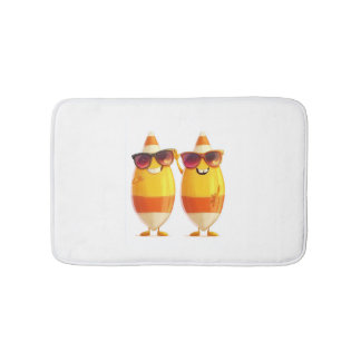 Halloween Candy Corn Crew Bath Mat