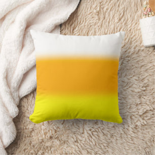 Halloween Candy Corn Gradient Cushion