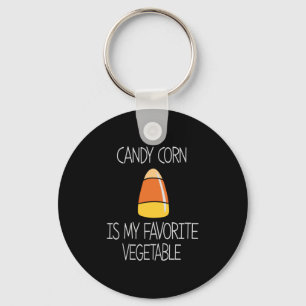 Halloween Candy Corn Is My Favotire Birthday Key Ring