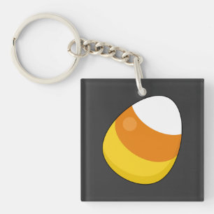 Halloween Candy Corn Key Ring