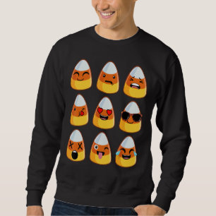 Halloween Candy Corn Men Women Kids Sweatshirt