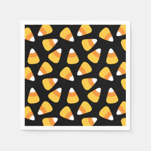 Halloween Candy Corn Pattern Paper Napkins