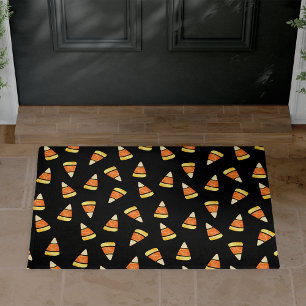 Halloween Candy Corn Print Doormat