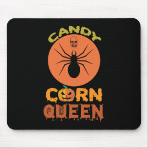 Halloween Candy Corn Queen Birthday Mouse Pad