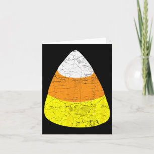 Halloween Candy Corn Vintage Illustration - Candy Card