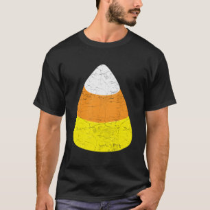 Halloween Candy Corn Vintage Illustration - Candy T-Shirt