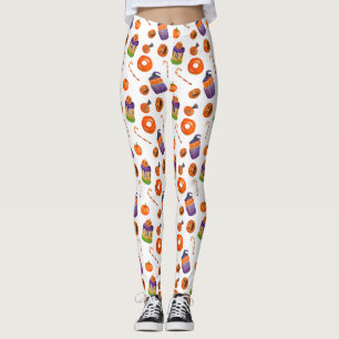 Halloween Candy Cupcake Leggings   Costume Party