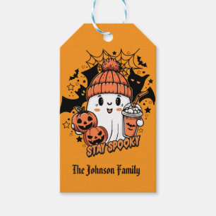 Halloween Candy Cute Ghost Gift Tags