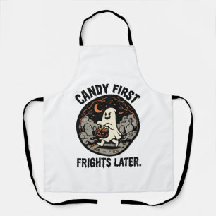 Halloween Candy Frights Night Apron