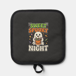 Halloween Candy Haunt Night Pot Holder