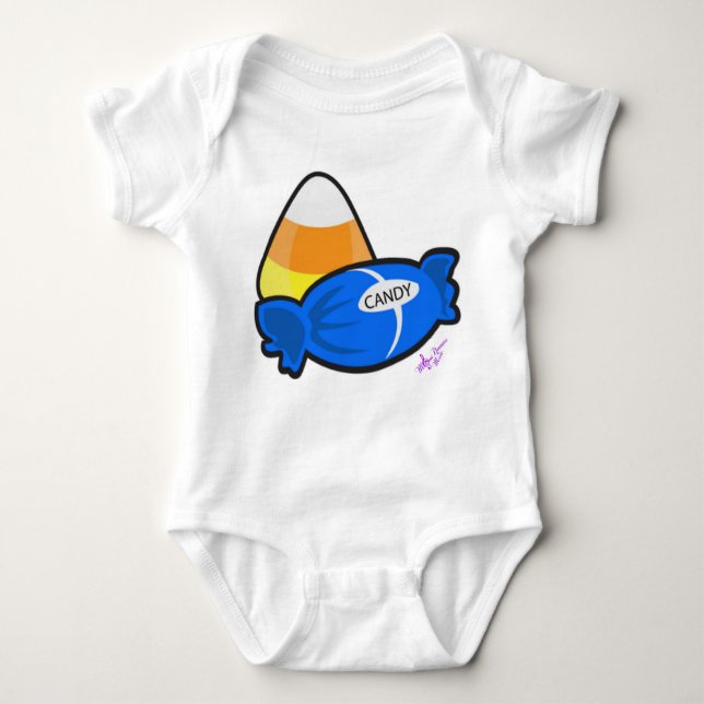 Halloween Candy Infant Creeper (Front)