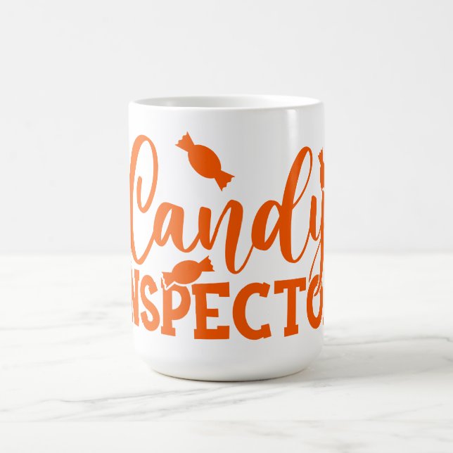Halloween Candy Inspector Coffee Mug (Center)