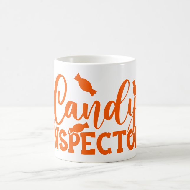 Halloween Candy Inspector Coffee Mug (Center)
