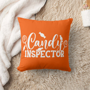 Halloween Candy Inspector Cushion