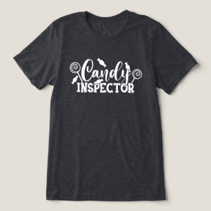 Halloween Candy Inspector Tri-Blend Shirt