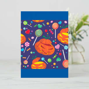 Halloween Candy Invitations