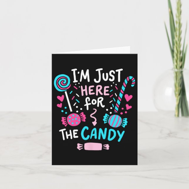 Halloween Candy Lollipop Cute Gift  Card (Front)
