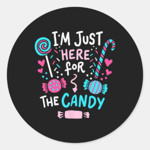 Halloween Candy Lollipop Cute Gift  Classic Round Sticker