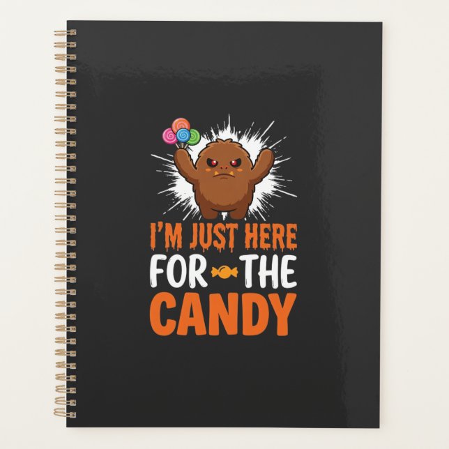 Halloween Candy Monster Quote Design Planner (Front)
