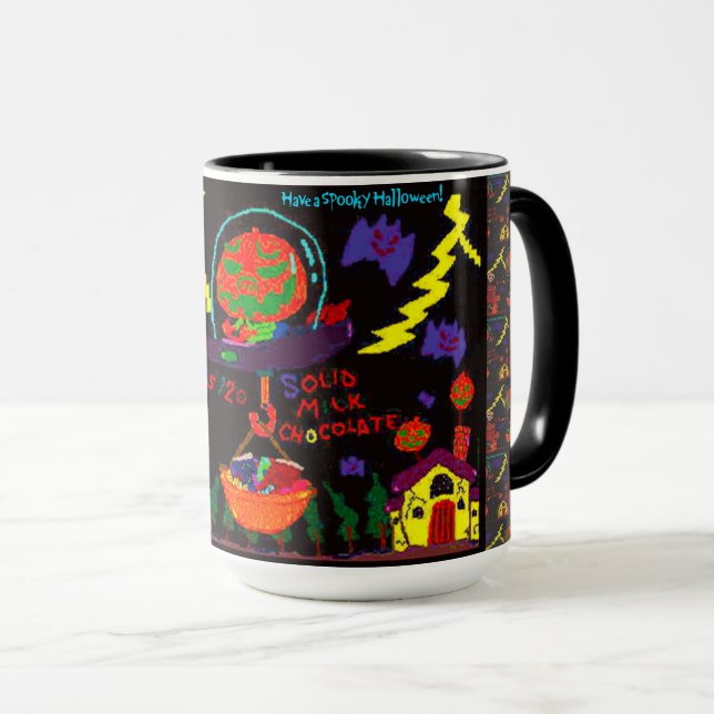 Halloween Candy Mug (Front Right)