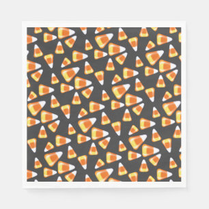 Halloween candy pattern, fun candy corn treats napkin