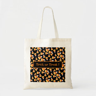 Halloween candy pattern, fun candy corn treats tote bag