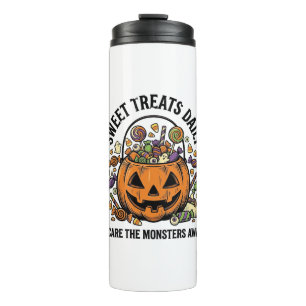 Halloween Candy Shirt Cute Monster Treat Design_1 Thermal Tumbler
