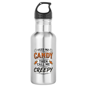 Halloween Candy Shirt Funny Creepy Quote Vintage D 532 Ml Water Bottle