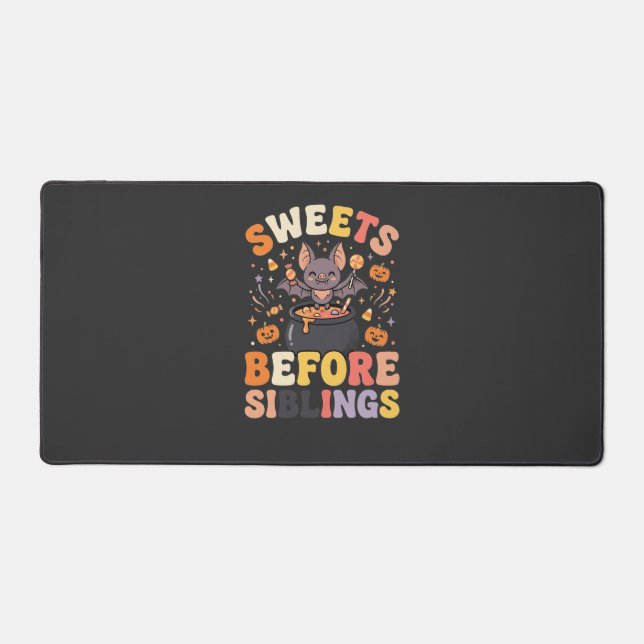 Halloween Candy Sibling Swap Desk Mat (Front)
