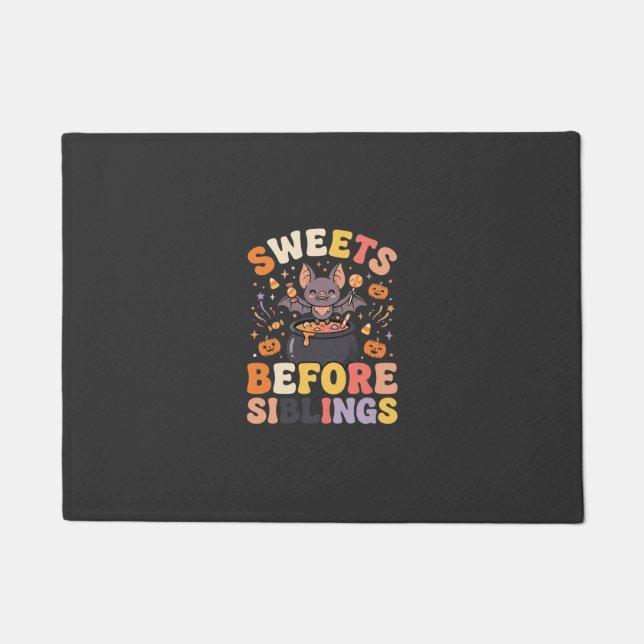 Halloween Candy Sibling Swap Doormat (Front)