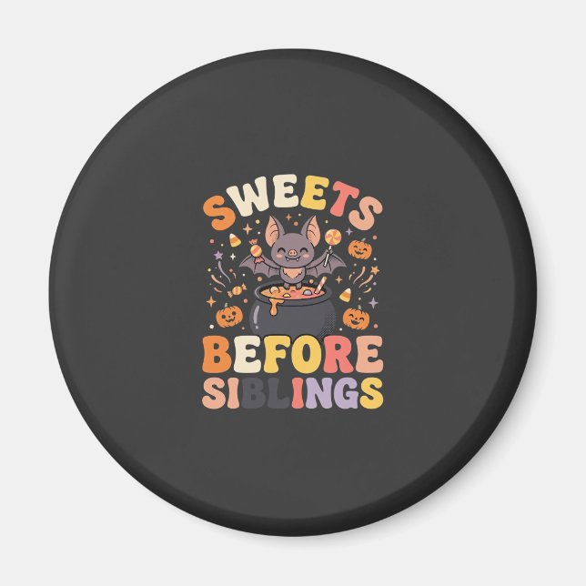 Halloween Candy Sibling Swap Magnet (Front)