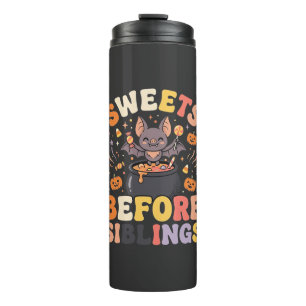 Halloween Candy Sibling Swap Thermal Tumbler