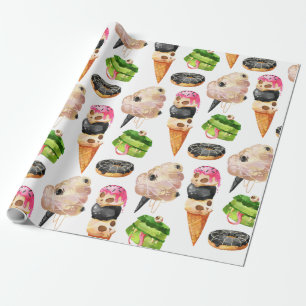 Halloween Candy Sweets Decoration Wrapping Paper