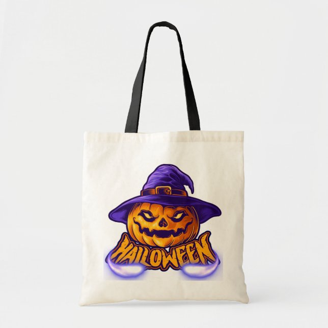 Halloween Candy Tote Bag (Front)