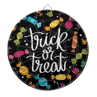 Halloween Candy Trick Or Treat Dartboard
