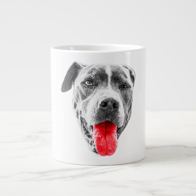 Halloween Canine Flame Large Coffee Mug (Front)