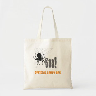 Halloween Canvas Tote Official Candy Bag 