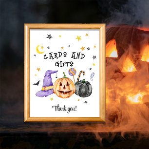 Halloween Cards and Gifts Poster