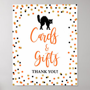 Halloween Cards & Gifts Party Sign