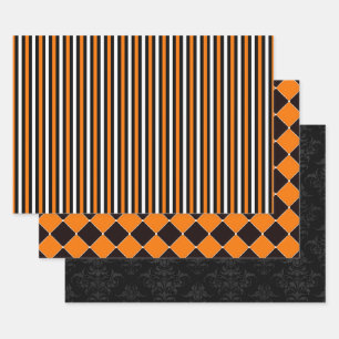 Halloween Carnaval Magic Wrapping Paper Sheet