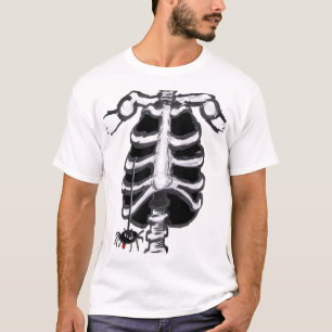 Halloween Cartoon Skeleton T-shirt