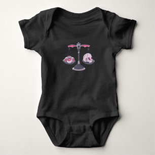 Halloween Cartoon Skull Baby Bodysuit