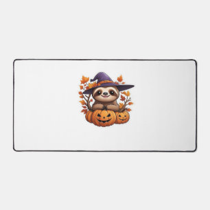 Halloween Cartoon Sloth Classic T-Shirt Desk Mat