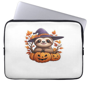 Halloween Cartoon Sloth Classic T-Shirt Laptop Sleeve