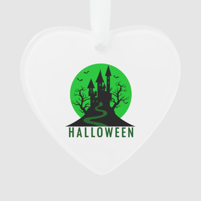 HALLOWEEN CASTLE ORNAMENT (Front)