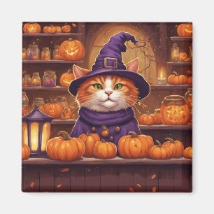 halloween cat #10 magnet