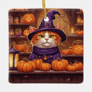 halloween cat #10 ornament