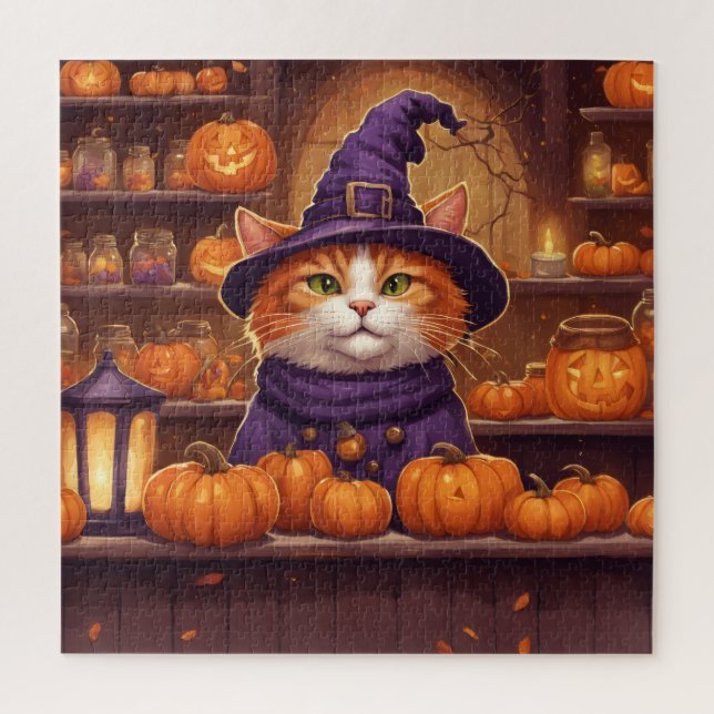 halloween cat #10 puzzle (Vertical)