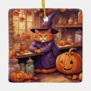 halloween cat #1 ornament