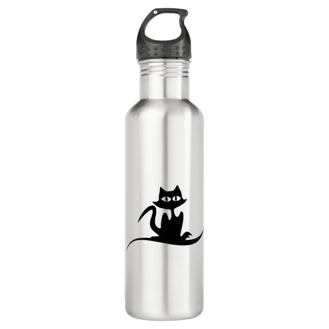 Halloween cat                          710 ml water bottle (Front)